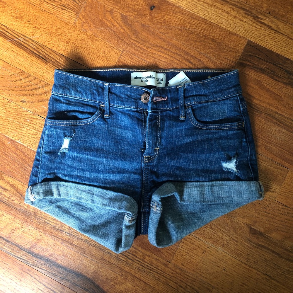 ABERCROMBIE KIDS Blue Denim Shorts
